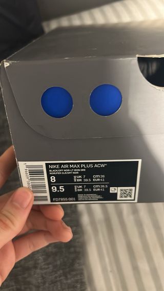 Nike TN Air Max Plus A Cold Wall 41