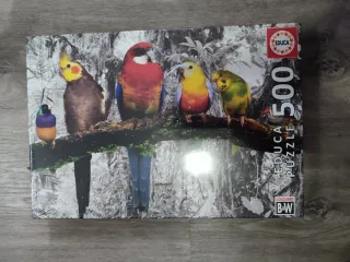 Puzzle Educa 500 Piezas Pájaros Coloreados