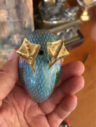 figura Cloisonné Chino Qing