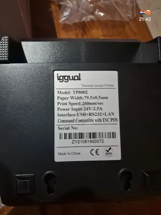 Impresora Térmica  a estrenar