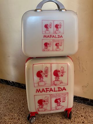 Maleta y neceser infantil Mafalda
