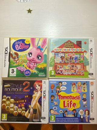 Pack 4 Juegos Nintendo 3DS/DS
