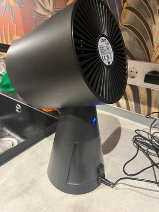 Campana extractora portátil sin usar