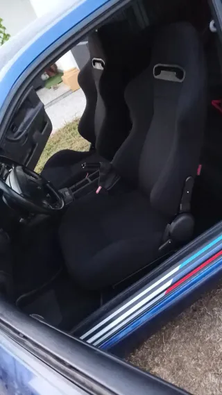 Asientos Baquet Deportivos Negros