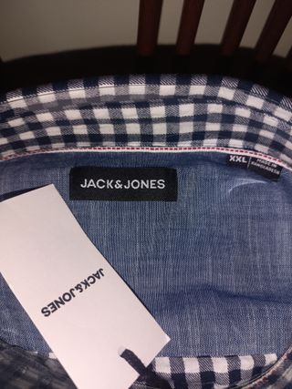 Camisa JACK&JONES cuadros manga larga