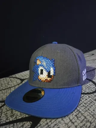 Gorra Sonic Pixelada. LICENCIA OFICIAL