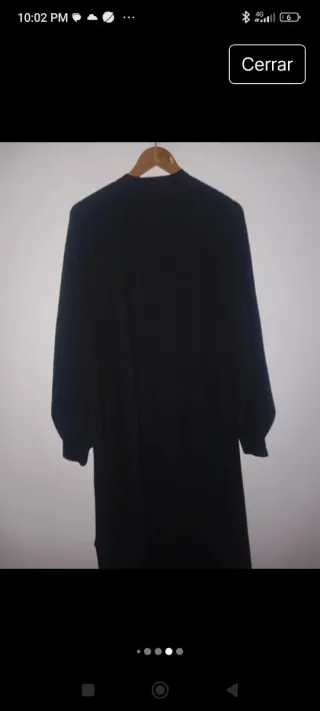 Vestido largo Tommy Hilfiger negro