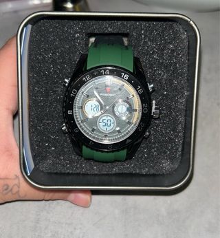 Reloj Fredric Negro y Verde