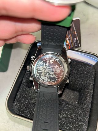 Reloj Fredric Negro y Verde