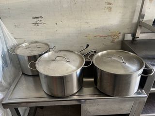 3 Ollas Acero Inoxidable