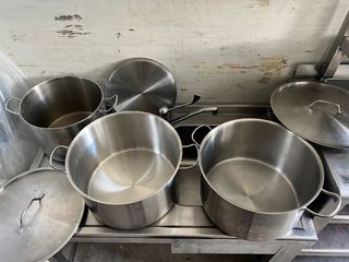 3 Ollas Acero Inoxidable