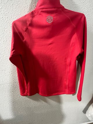 Jersey Sphere Pro Rojo Media Cremallera