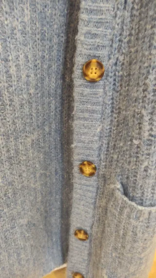 Chaqueta Zara Talla Única Azul