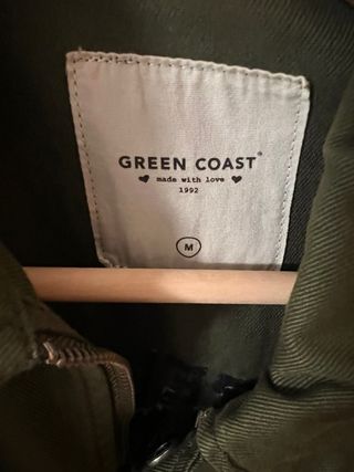 Chaqueta vaquera verde