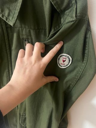 Chaqueta vaquera verde