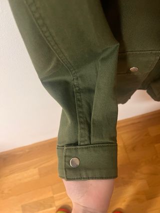 Chaqueta vaquera verde