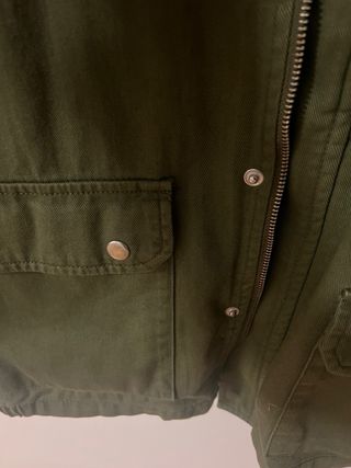 Chaqueta vaquera verde