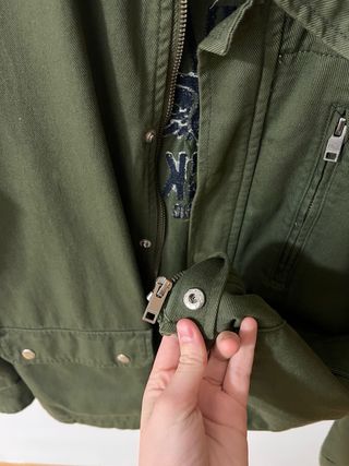 Chaqueta vaquera verde