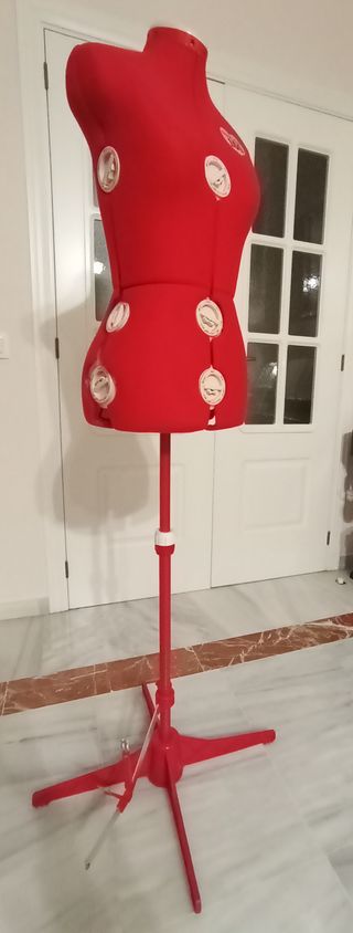 Maniquí Costura Singer Ajustable Rojo