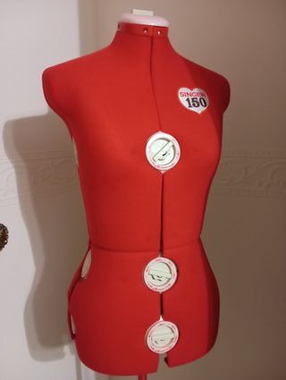 Maniquí Costura Singer Ajustable Rojo