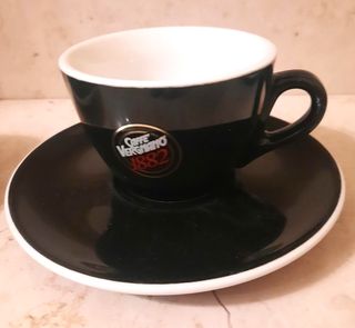 Set 4 Tazze Cappuccino Caffè Vergnano Porcellana