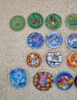 Tazos Pokémon Master Tazo, Attack y Holográficos
