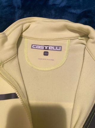 Maillot Ciclismo Mujer CASTELLI Talla XS Amarillo
