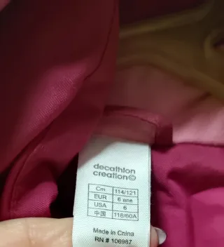 Tuta da neve per bambina Decathlon taglia 6