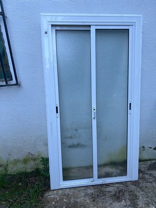 Balconera corredera aluminio blanco