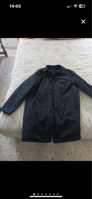 Chaquetón azul marino acolchado