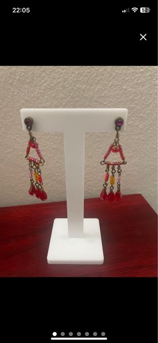 Pendientes bisutería colgantes