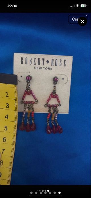 Pendientes bisutería colgantes