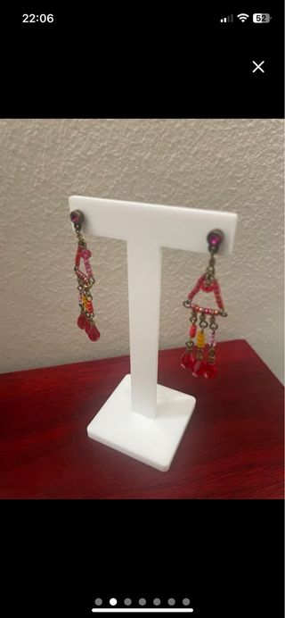 Pendientes bisutería colgantes