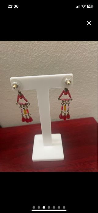 Pendientes bisutería colgantes