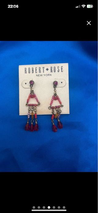 Pendientes bisutería colgantes