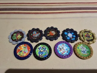 Lote de 9 Tazos Pokémon