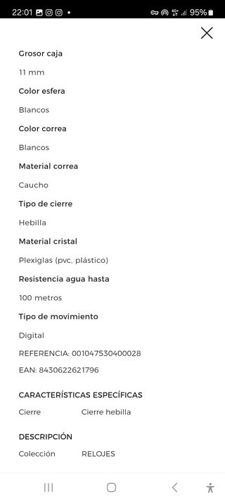 Reloj Calypso Digital Crush