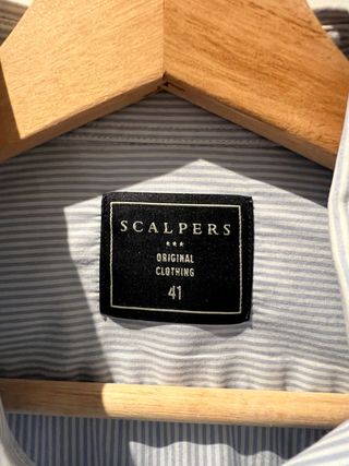 Camisa Scalpers rayas azules Talla 41