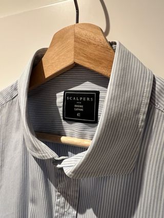 Camisa Scalpers rayas azules Talla 41