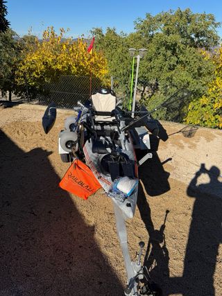 Kayak Alboran Fx con carro y accesorios