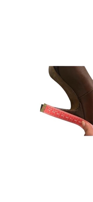 Zapatos de tacón Massimo Dutti piel marrón