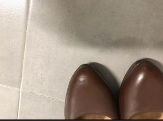 Zapatos de tacón Massimo Dutti piel marrón