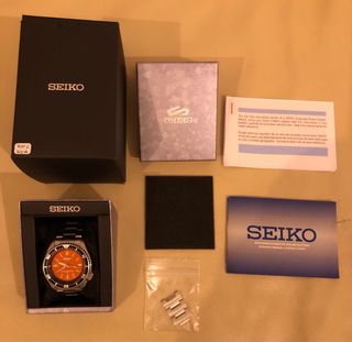 Reloj Seiko 7002 Automático Naranja