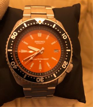 Reloj Seiko 7002 Automático Naranja