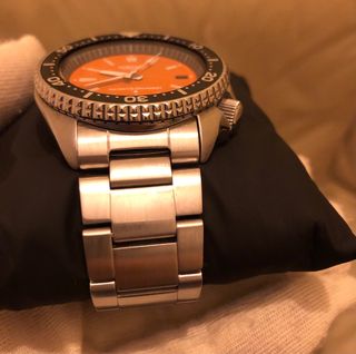 Reloj Seiko 7002 Automático Naranja