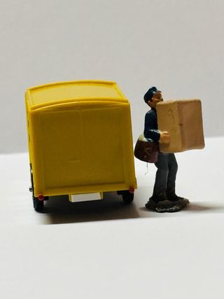 accesorios H0 decoración, personajes y vehículos.