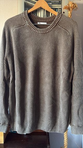 Jersey Zara Talla L Marrón