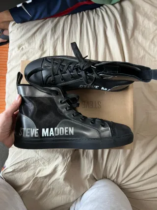 Zapatillas Steve Madden Negras Malla
