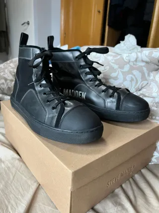 Zapatillas Steve Madden Negras Malla