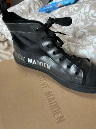 Zapatillas Steve Madden Negras Malla